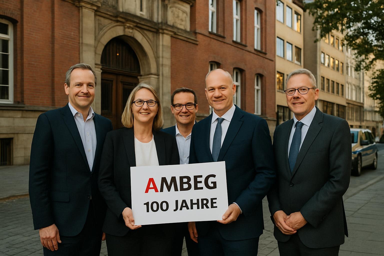Bezirksbürgermeister gratuliert AMBEG zum 100-jährigen Firmenjubiläum - Tempelhof-Schöneberg