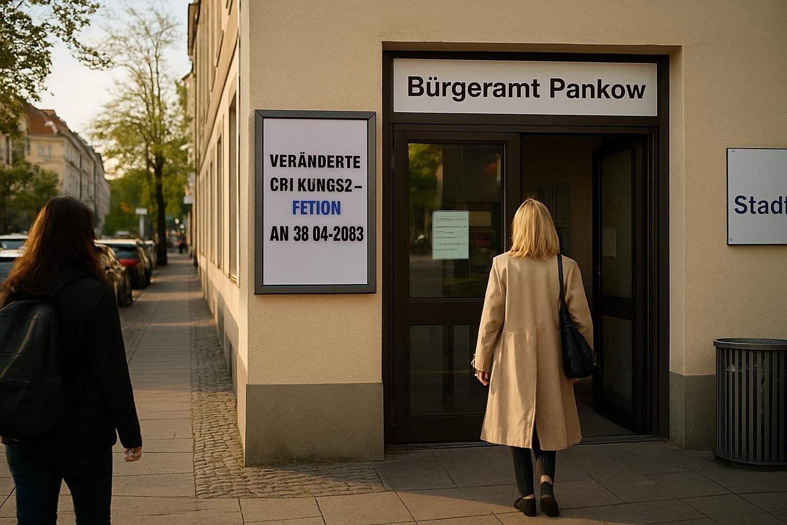 Veränderte Öffnungszeiten der Pankower Bürgerämter am 30. April 2026 - Pankow