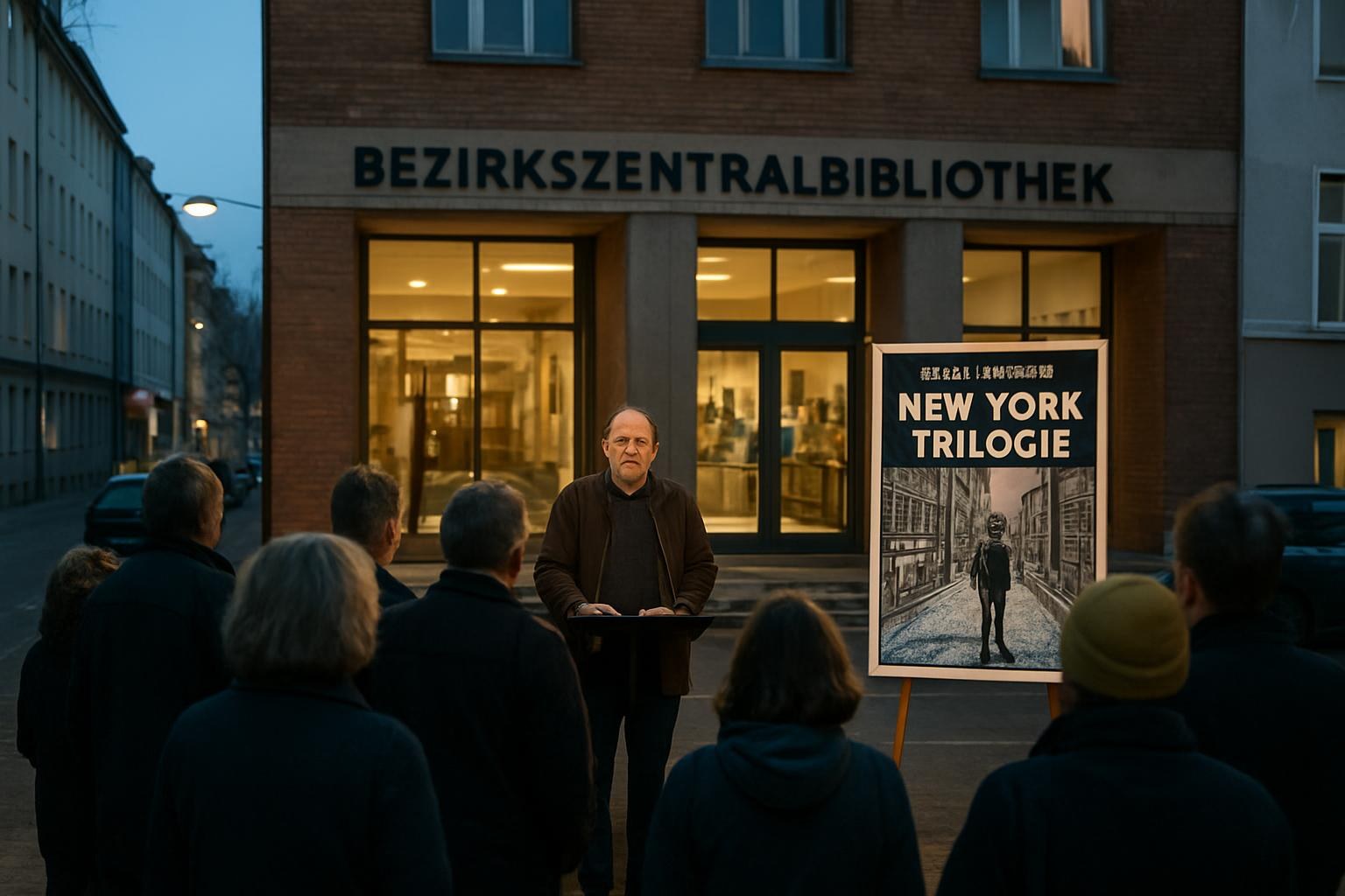 Vorstellung der Comicadaption der „New-York-Trilogie“ von Paul Auster in der Bezirkszentralbibliothek - Friedrichshain-Kreuzberg